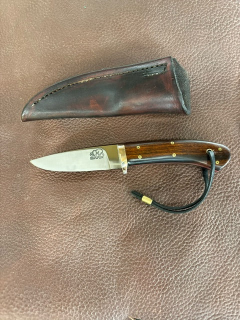 Drop Point Hunter Ironwood/Bronze